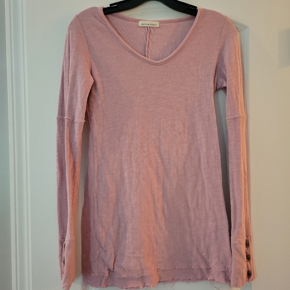 Yellow Chair Womens Long Sleeve Size Small - Picture 1 of 5